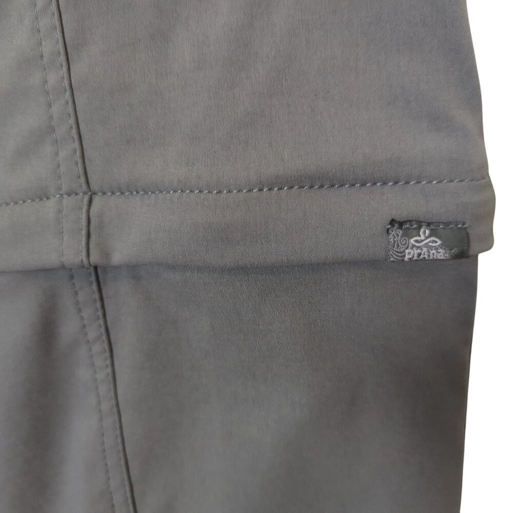 Prana Women’s Monarch Convertible Gray Hiking Outdoor Pants or Shorts sz 14 - Picture 8 of 16